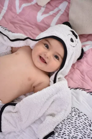 841 BATA TOALLA PANDA BEBE