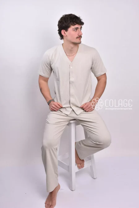 427 PIJAMA HOMBRE MC PIERNA LARGA ABOT