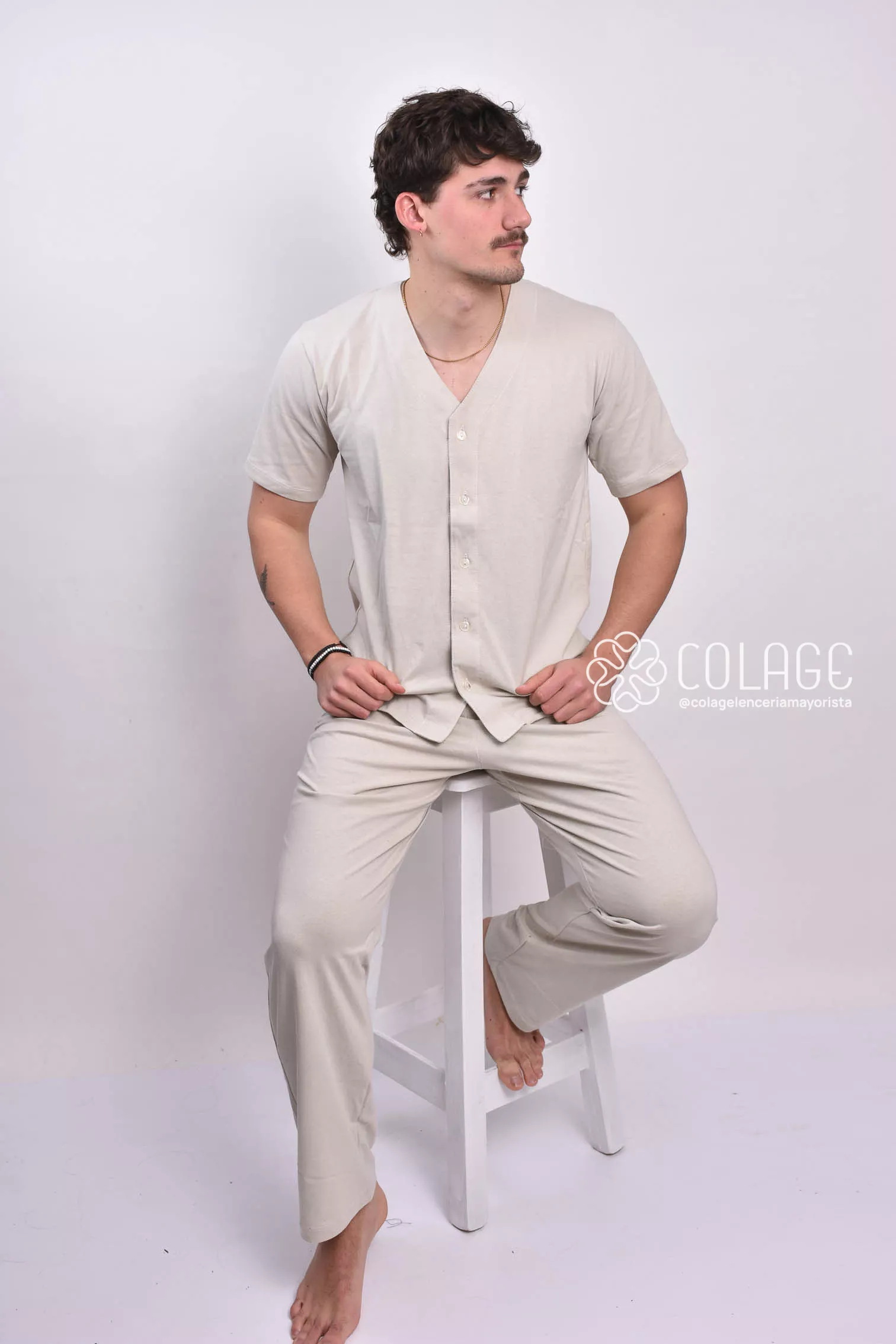 427 PIJAMA HOMBRE MC PIERNA LARGA ABOT