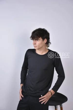 222 Nuevo!Camiseta Termica Microfibra Bco/Ne