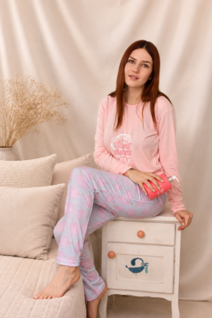 357 Pijama Pantalón Subli Y Casaca C/Est Sweet Dreams