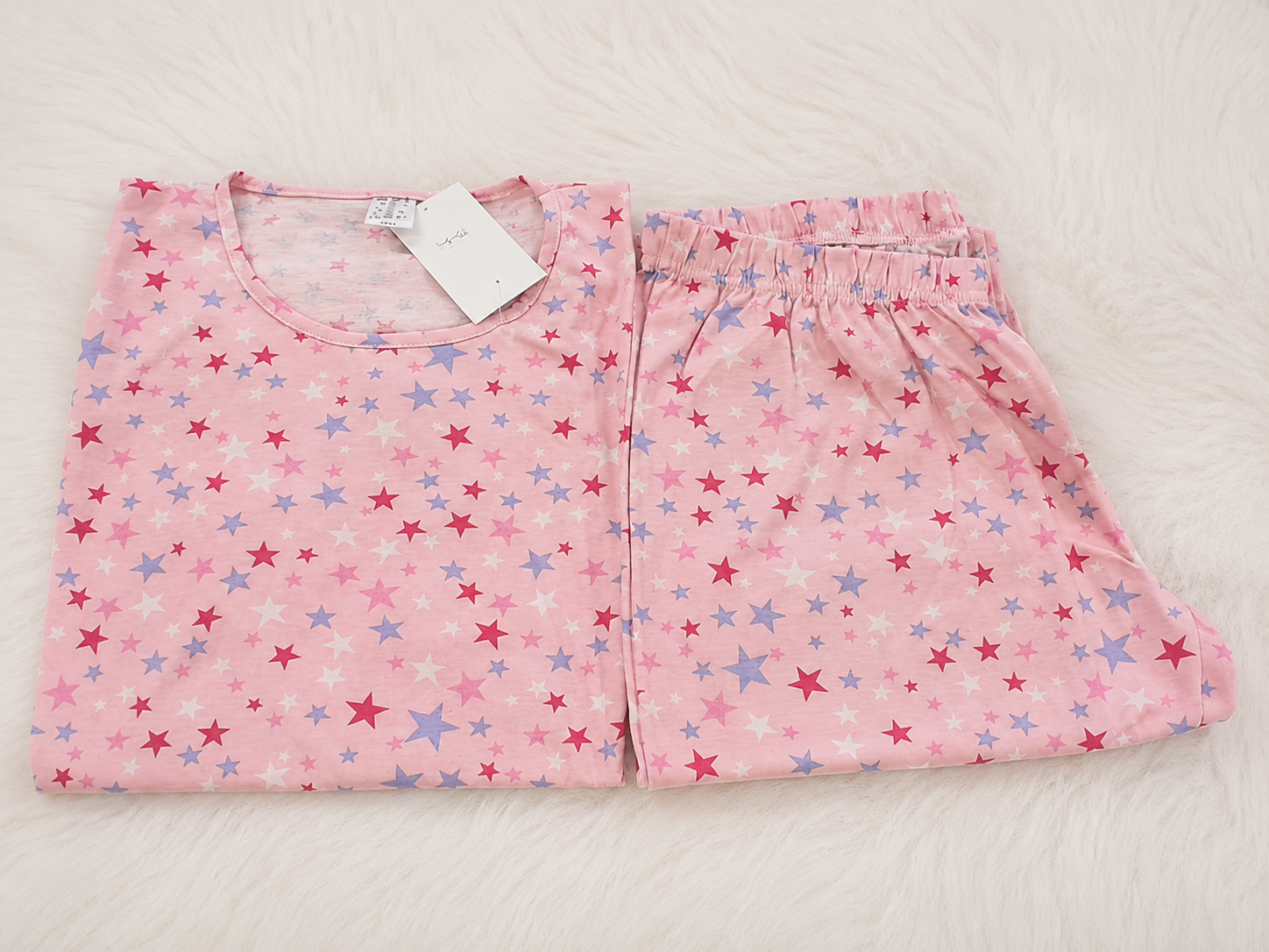 375 Pijama Juvenil De Jersey Estampado Estrellas - Imagen 3